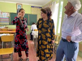 Projektbesuch in der Schule Vakhsh