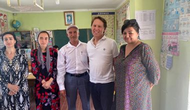 Projektbesuch in der Schule Vakhsh