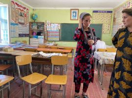 Projektbesuch in der Schule Vakhsh
