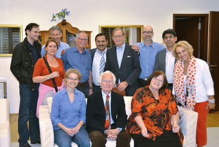Gruppenfoto 2013 in der Dt. Botschaft Duschanbe