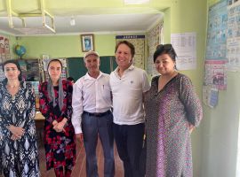 Projektbesuch in der Schule Vakhsh